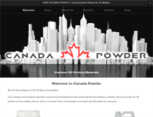 Tablet Screenshot of canadapowder.com